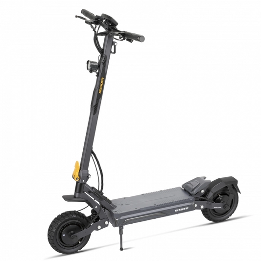 Ausom Gosoul 2 Hulajnoga elektryczna z dwoma silnikami, moc szczytowa 2200 W, zasięg 70 km – Ciemnoszara