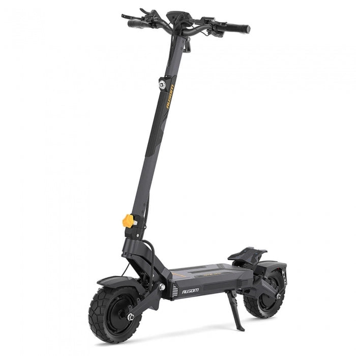 Składana hulajnoga elektryczna Ausom DT2 Pro, 2*1100W, 68km/h, bateria 52V 23,4Ah, wykorzystuje technologię podwozia lotniczego