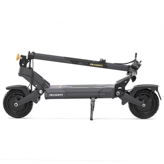 Składana hulajnoga elektryczna Ausom DT2 Pro, 2*1100W, 68km/h, bateria 52V 23,4Ah, wykorzystuje technologię podwozia lotniczego